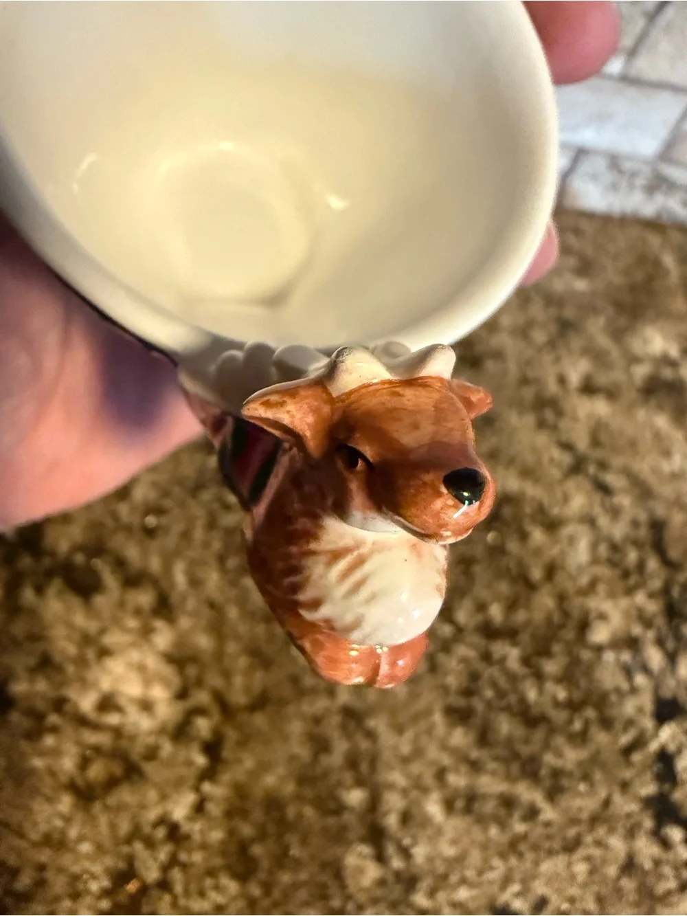 Dept 56 Christmas Tea Santa Reindeer Replacement Tea Cups 3 Jolly St. Nick